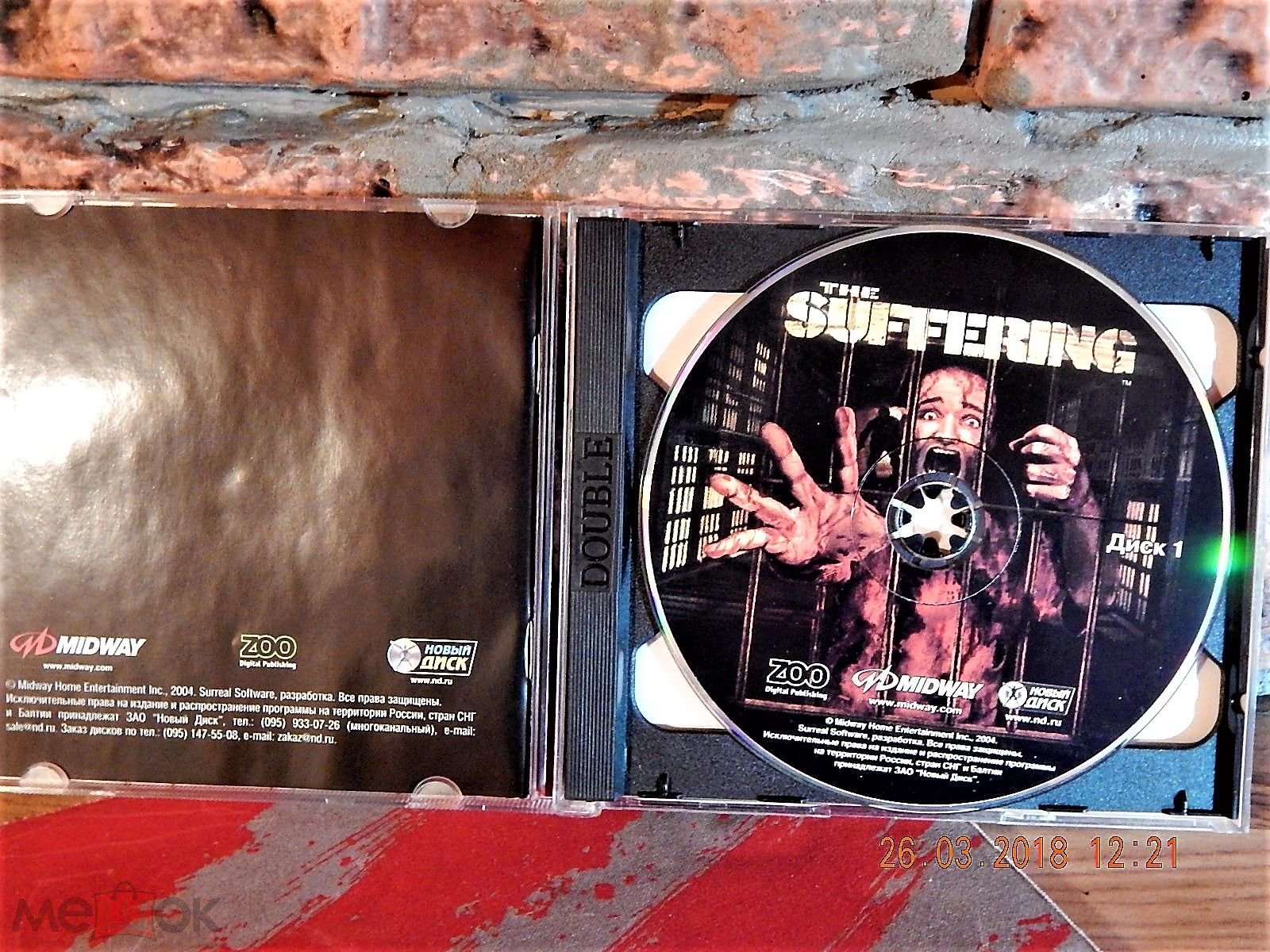 PCCD-ROM- The Suffering -Игра новый диск-буклет 2CD