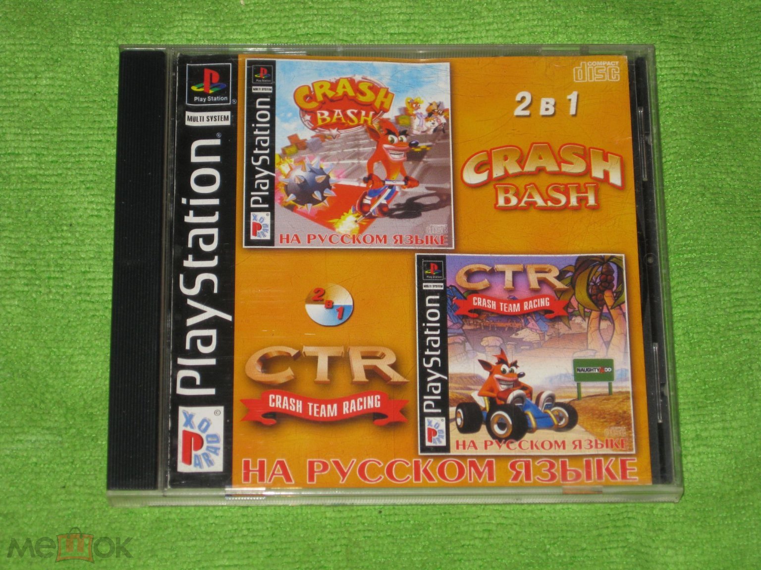 Crash Bash & Crash Team Racing CTR 2in1 (RUS) / Paradox для PlayStation PS  One PSX PS1 (торги завершены #121160973)