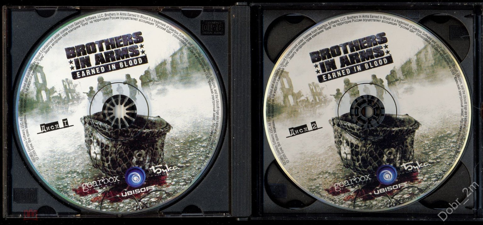 4 CD BROTHERS IN ARMS: Earned in blood 2005 лицензия БУКА PC - игра