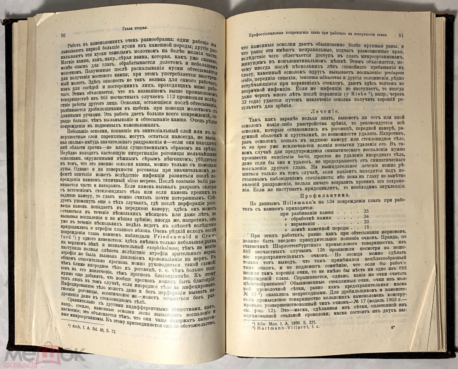 Хирш Людвиг. Профессиональные болезни глаз, их происхождение, лечение и  профилактика.