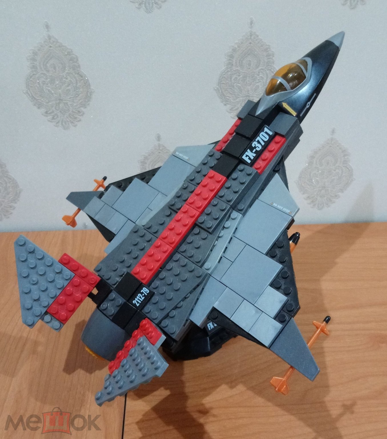 Конструктор LEGO Лего САМОЛЁТ Blocks ProBuilder FX Striker 3701 2004 г.  полный комплект РАРИТЕТ