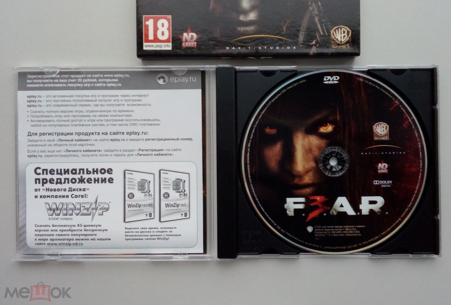 F.E.A.R. 3/ ND Games/DVD-ROMJewel Box/лицензия/ PC/ПК/слипкейс/ slipcase