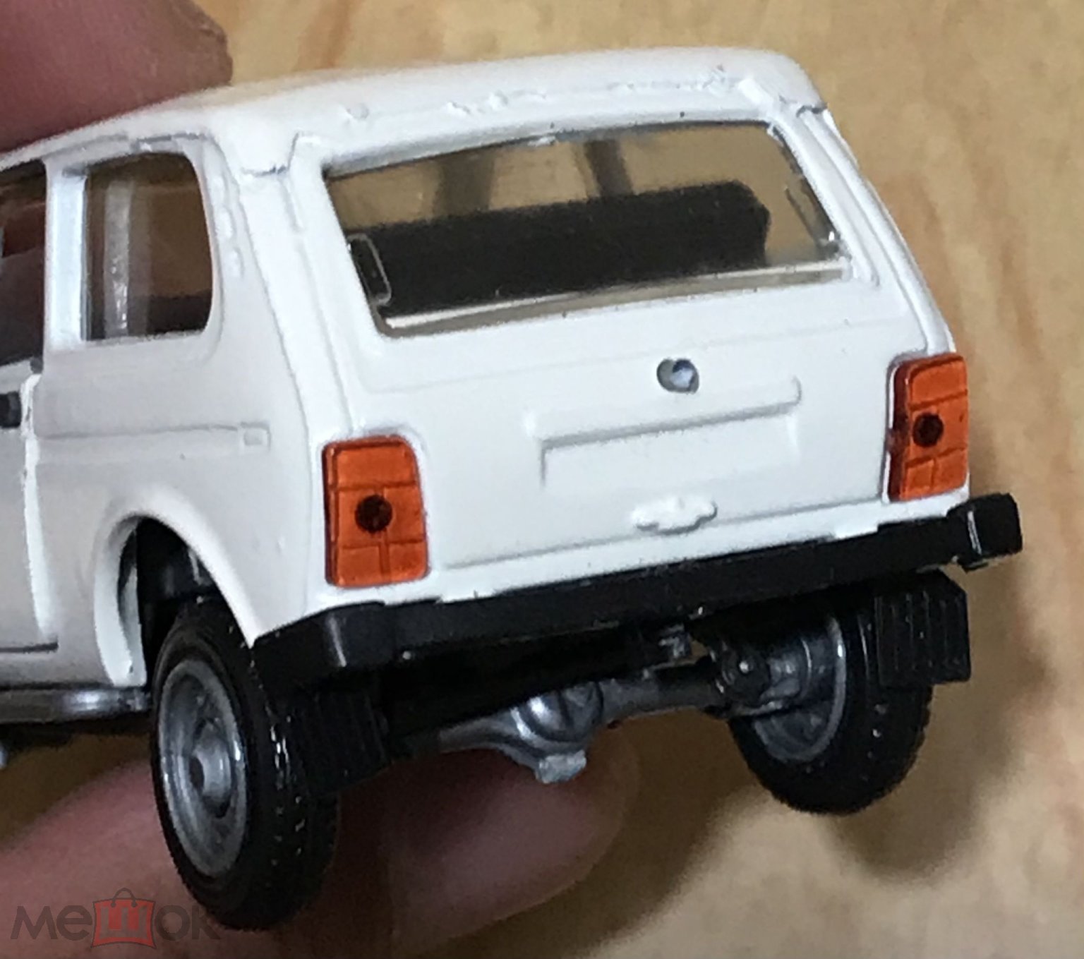 Авто модель машинка масштаб 1:43 СССР - Лада 2121 Нива белая в коробке (опо  Лгг)