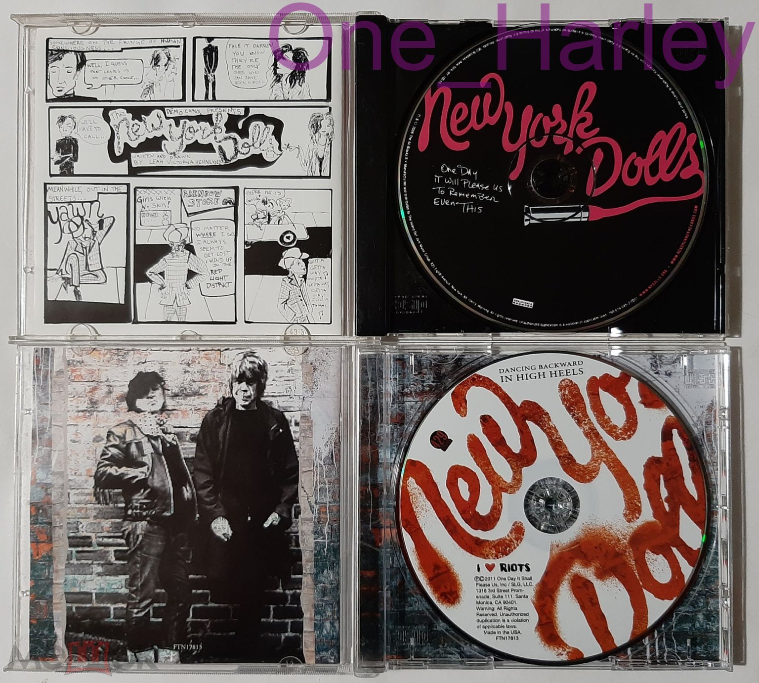 NEW YORK DOLLS - One Day It Will Please 2006 / Dancing Backwards 2011 - 3  CD РАСПРОДАЖА PUNK