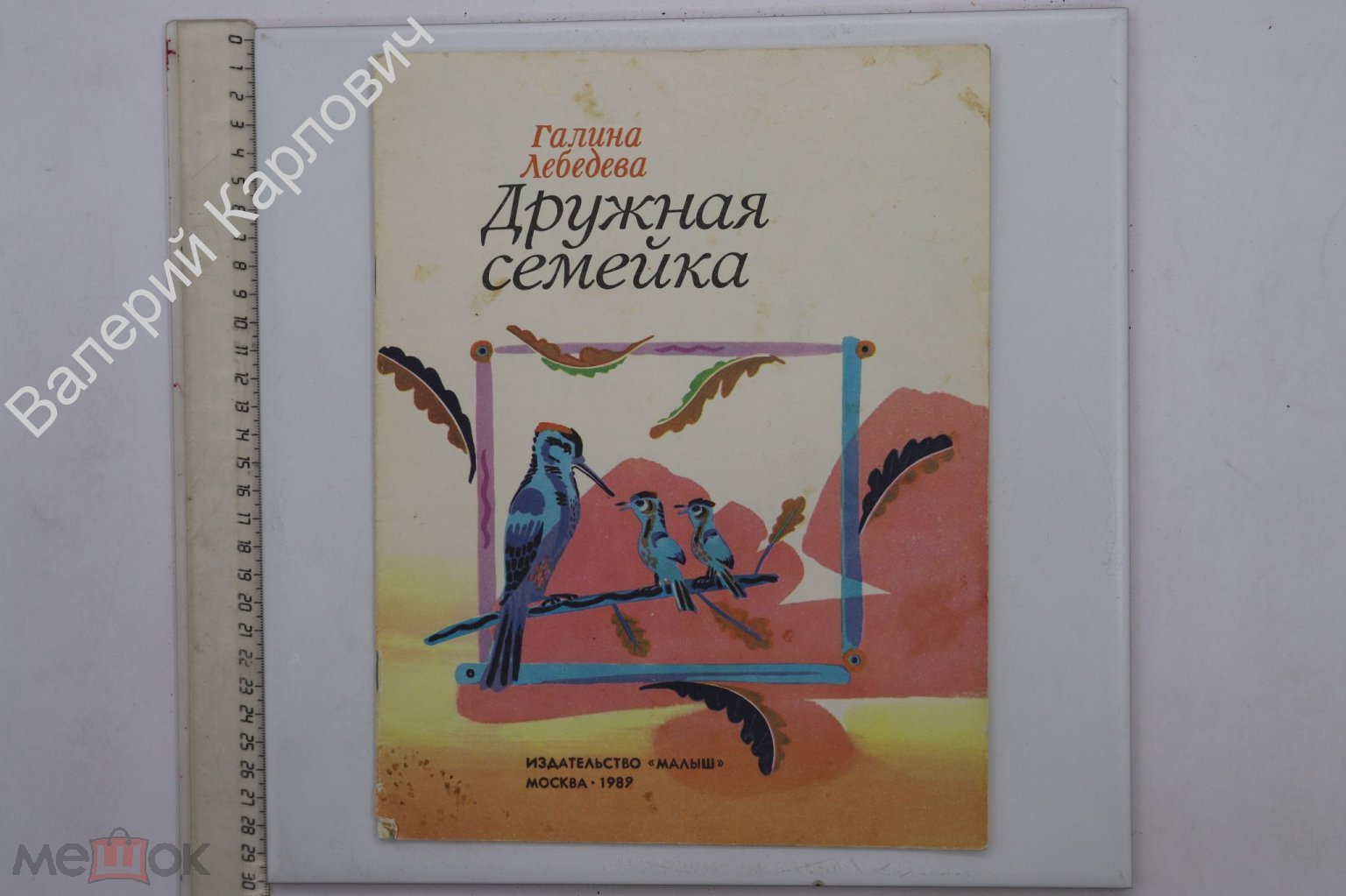 Лебедева Г. Дружная семейка. Худ. М. Пантелеева М. Малыш.1989 г. (Б21567)