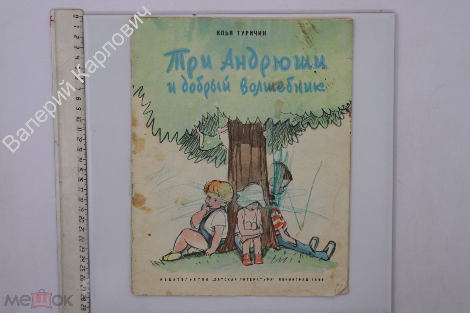 Туричин И. Три Андрюши и добрый волшебник. Рис. Ю. Данилова Ю. Л. Дет. лит.  1966 г. (Б22104)