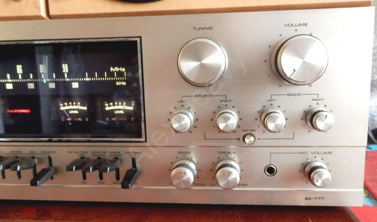 ресивер SHARP-OPTONICA SA-777 Analog☆Vintage Quadro Receiver☆©1977☆Japan