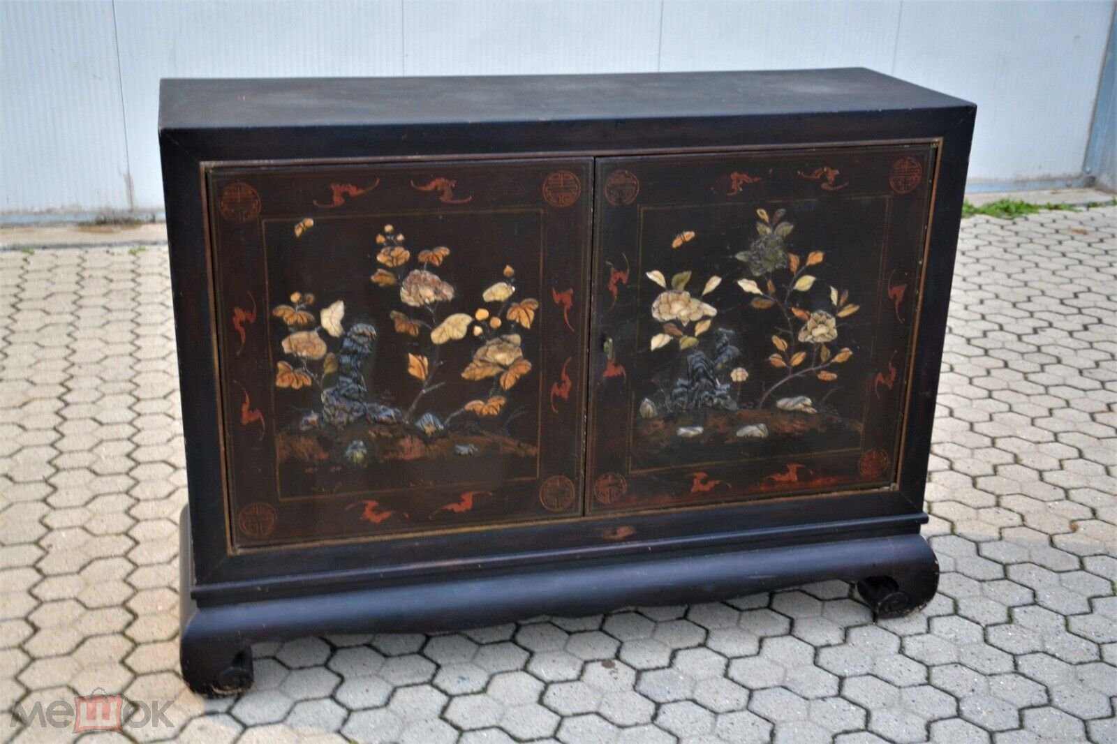 ЭЛИТ КОМОД 133 Х 100 СМ КИТАЙ ДРАГ КАМНИ ШИНУАЗРИ Credenza cinese Rif. 3059