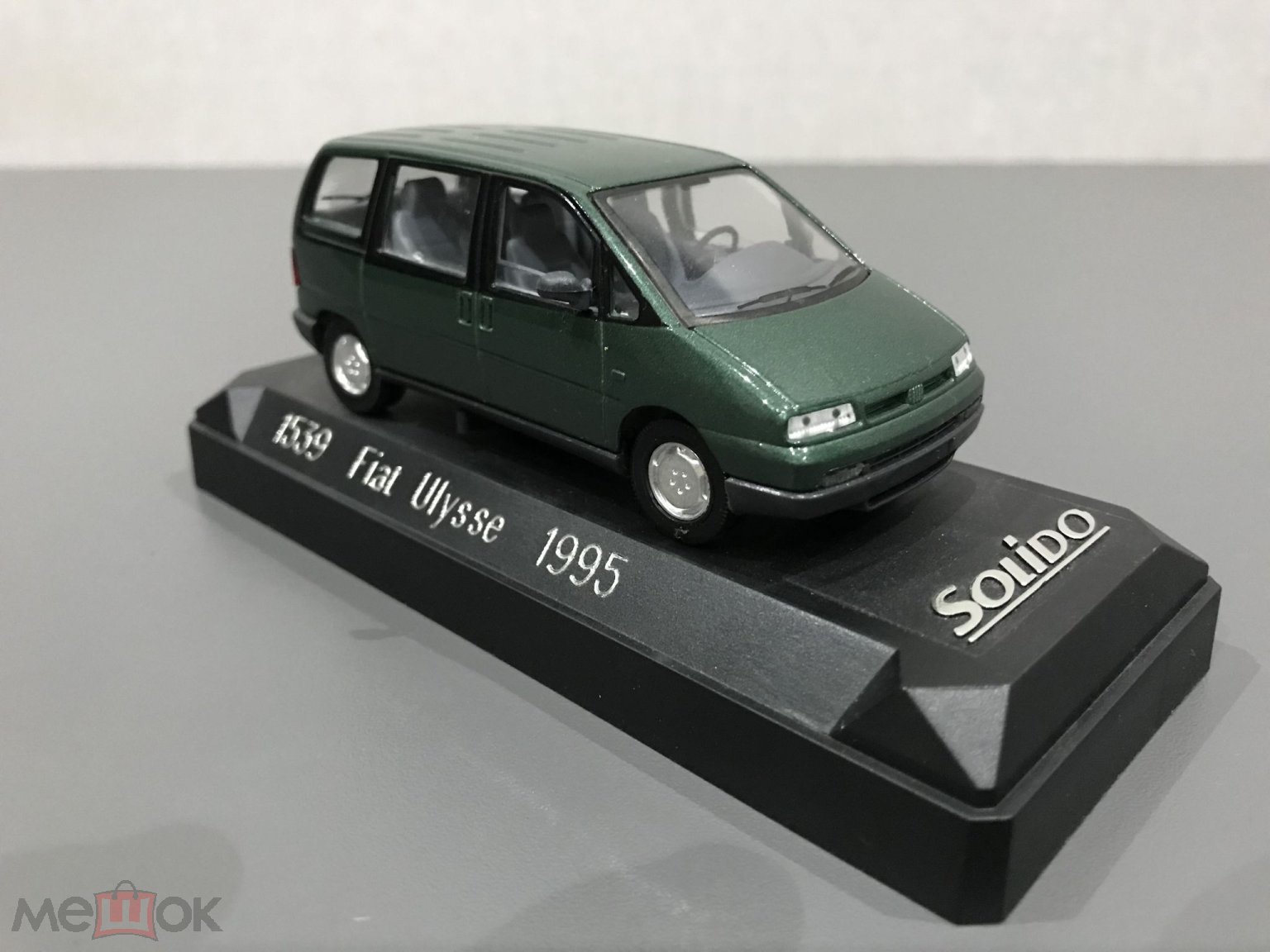 Solido модель авто Fiat Ulysse 1995 минивен зеленый масштаб 1:43 без коробки