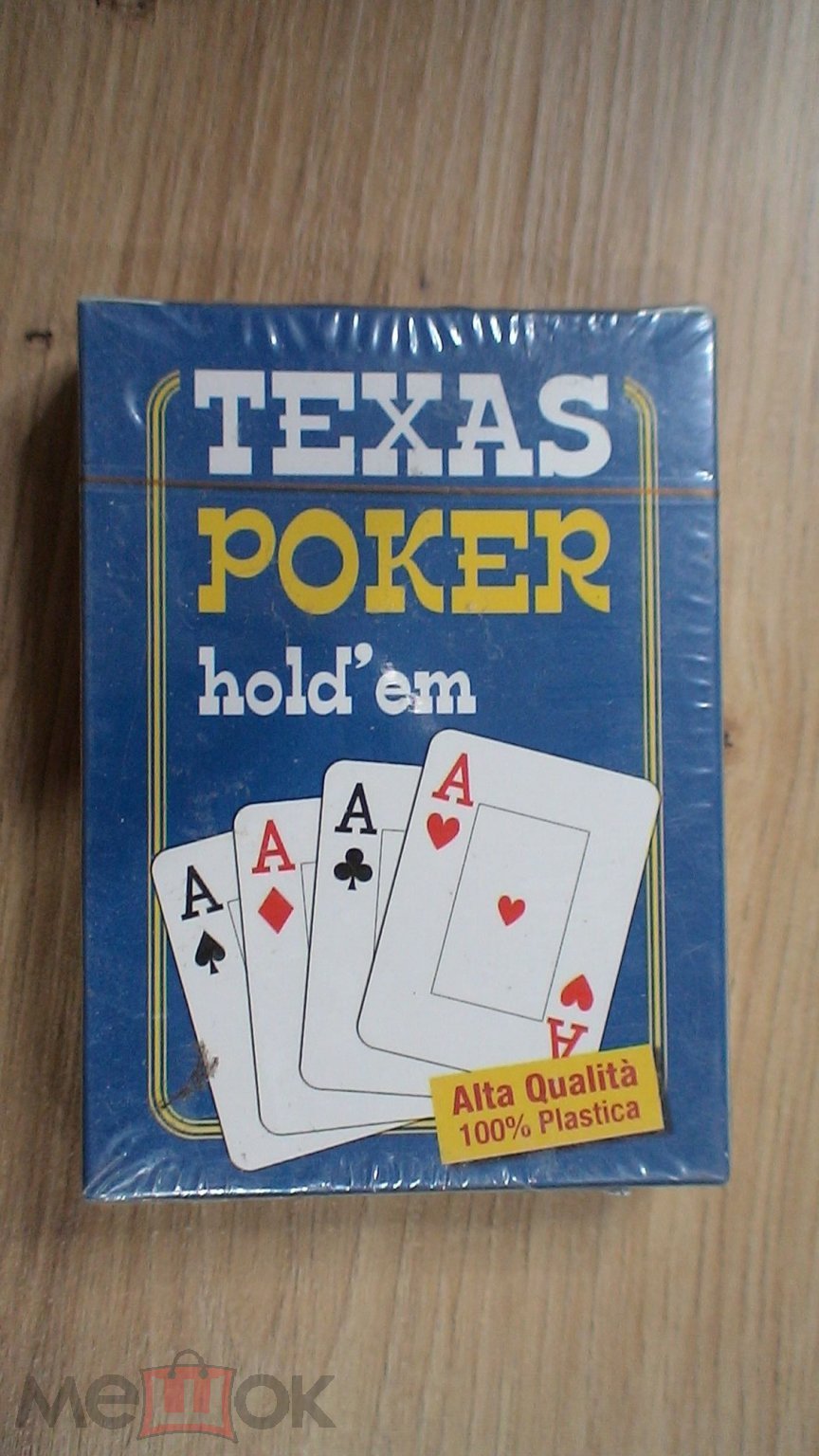 Карты игральные Покер , пластиковые TEXAS POKER . новые в упаковке .