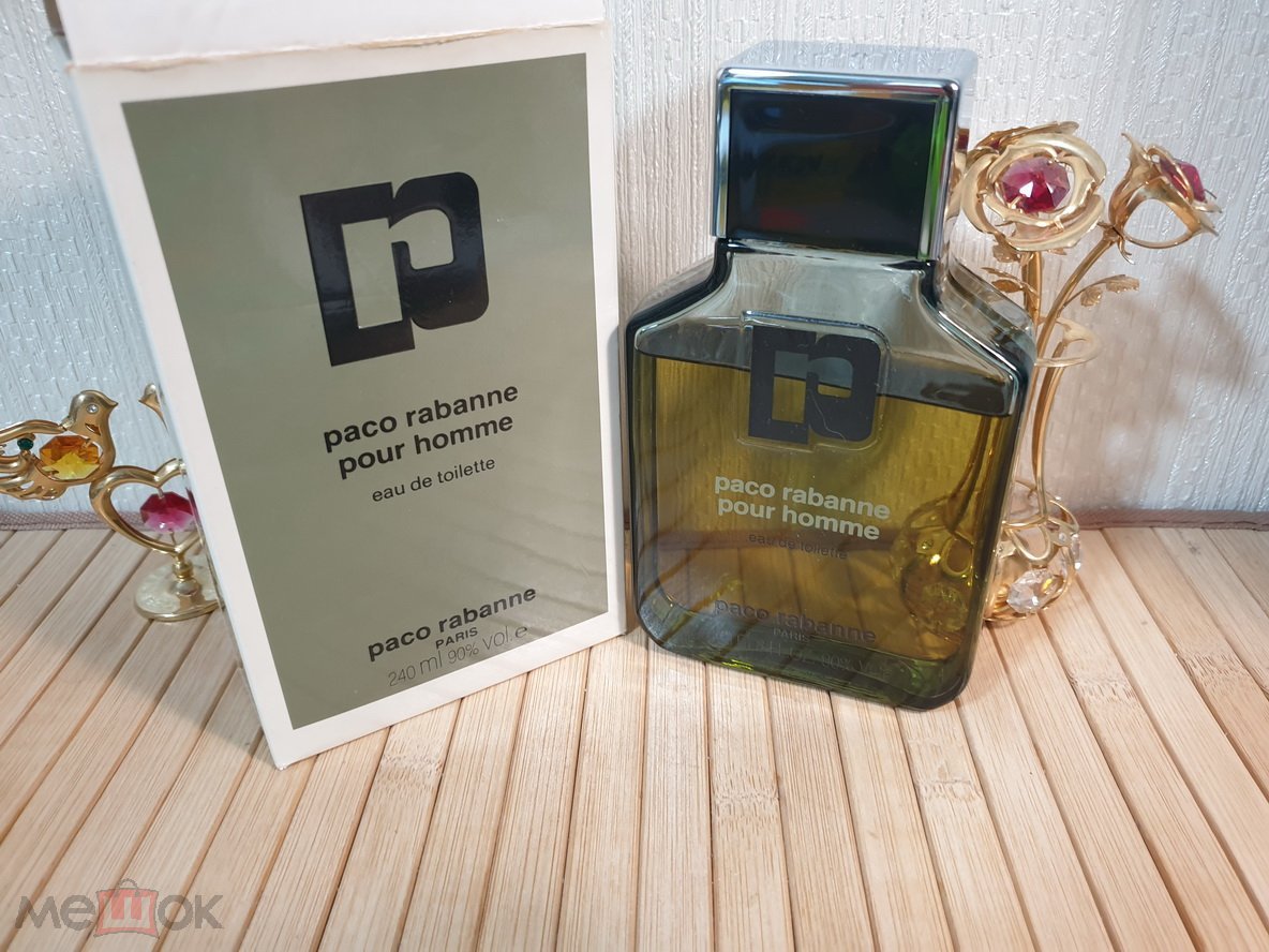 Paco Rabanne Pour Homme для мужчин винтаж 240мл