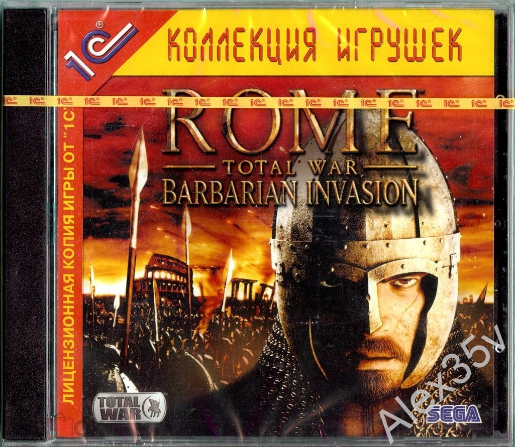 ROME - TOTAL WAR BARBARIAN INVASION /Стратегия/ 10 Фракций, 100 видов войск  2005 /1С/ CD Game PC