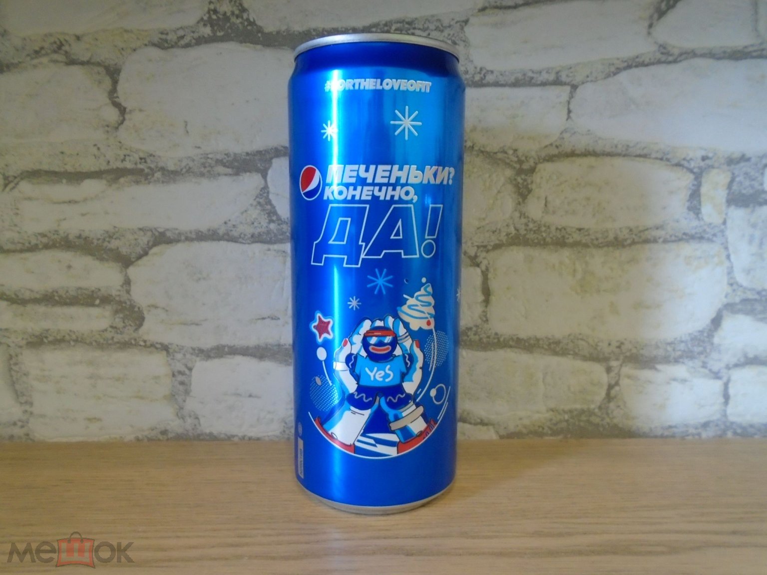 2020 год. Полная банка Pepsi-Cola Пепси-Кола. Ограниченная, новогодняя  серия. Печеньки. - Казань