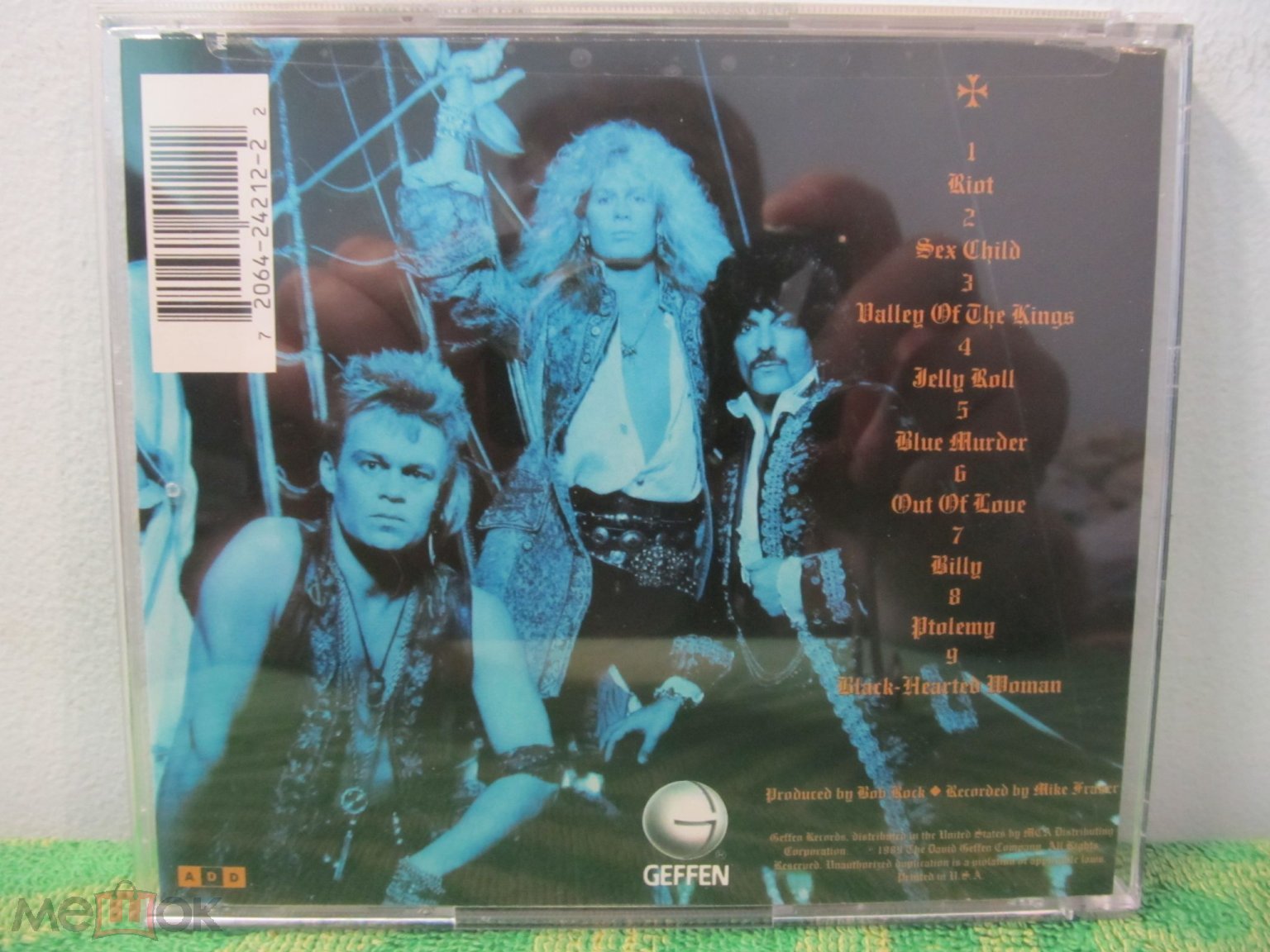 CD: Blue Murder ( ex-WHITESNAKE ) – Blue Murder - 1989 ...made in USA  (торги завершены #292184467)