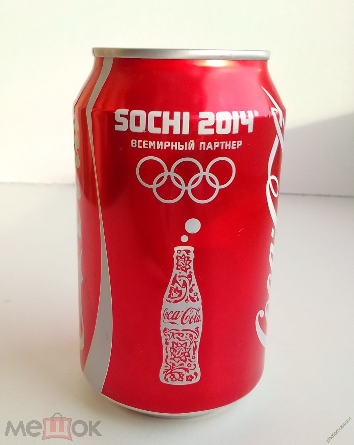 Банка Coca-Cola 0,33 л олимпиада Сочи-2014 SOCHI 2014 всемирный партнер  Кока-Кола пустая