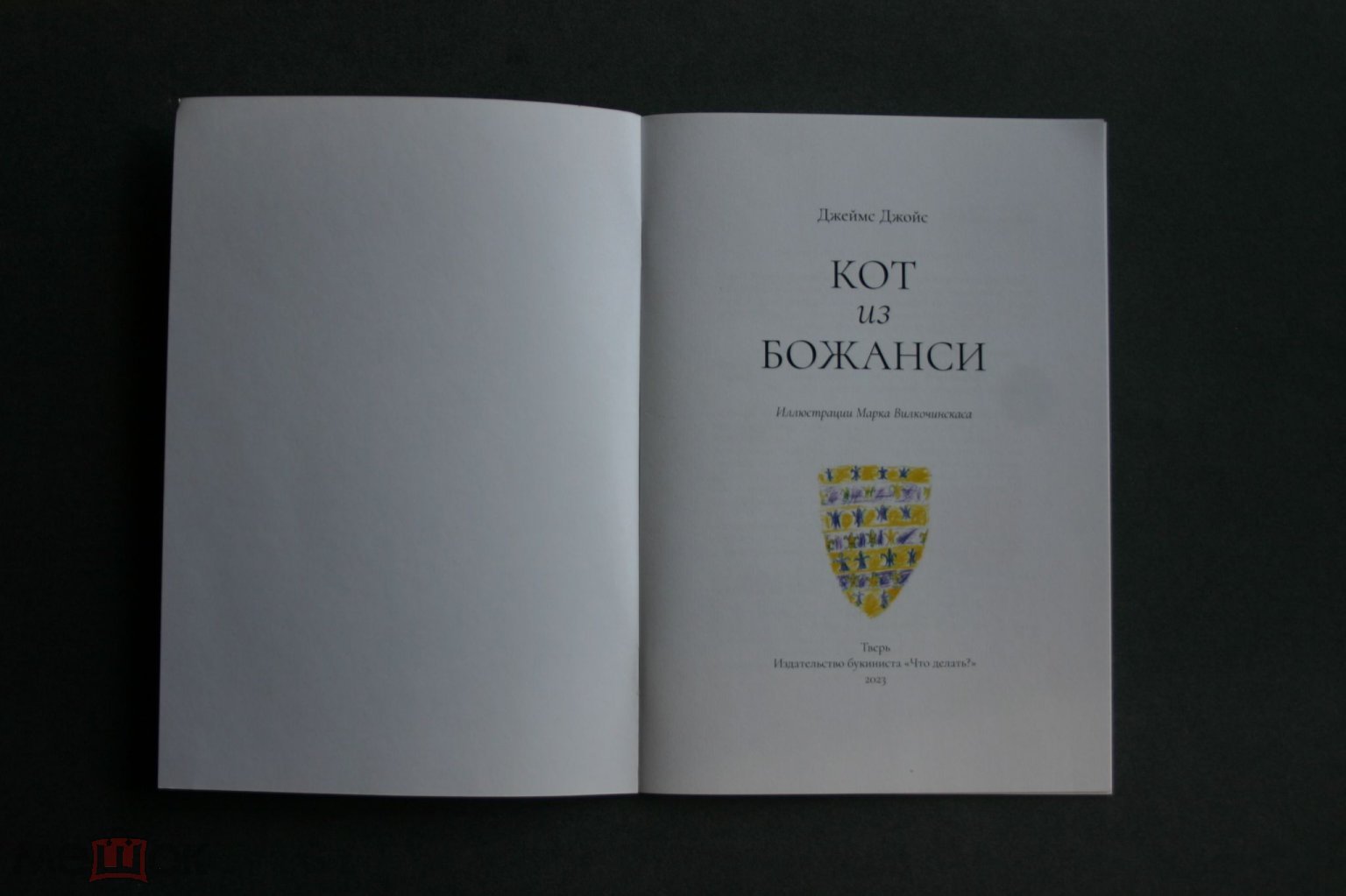 Джеймс Джойс. Кот из Божанси: Сказка / Илл. Марка Вилкочинскаса. Тверь:  