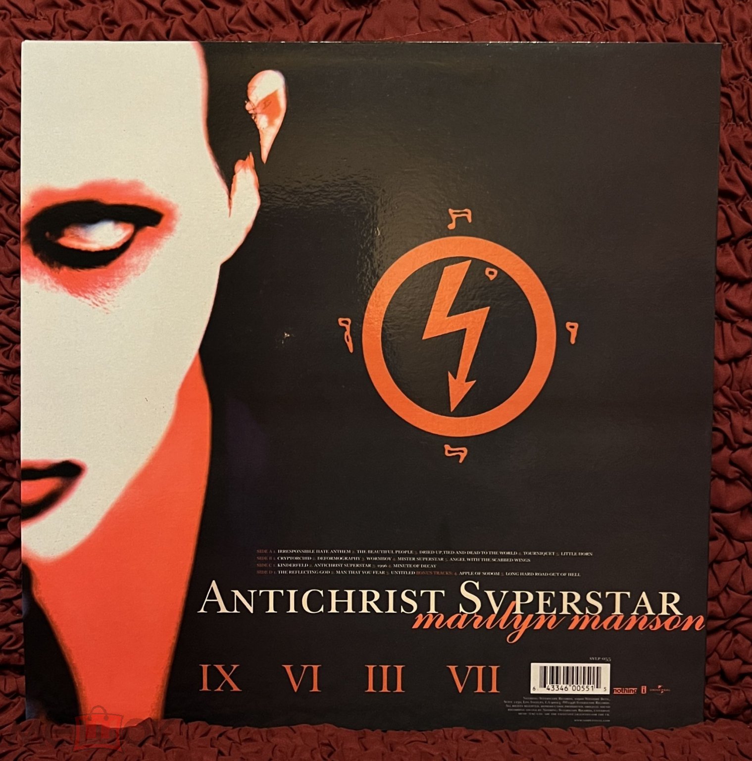 Marilyn Manson Antichrist Superstar 2xLP 1996 2023