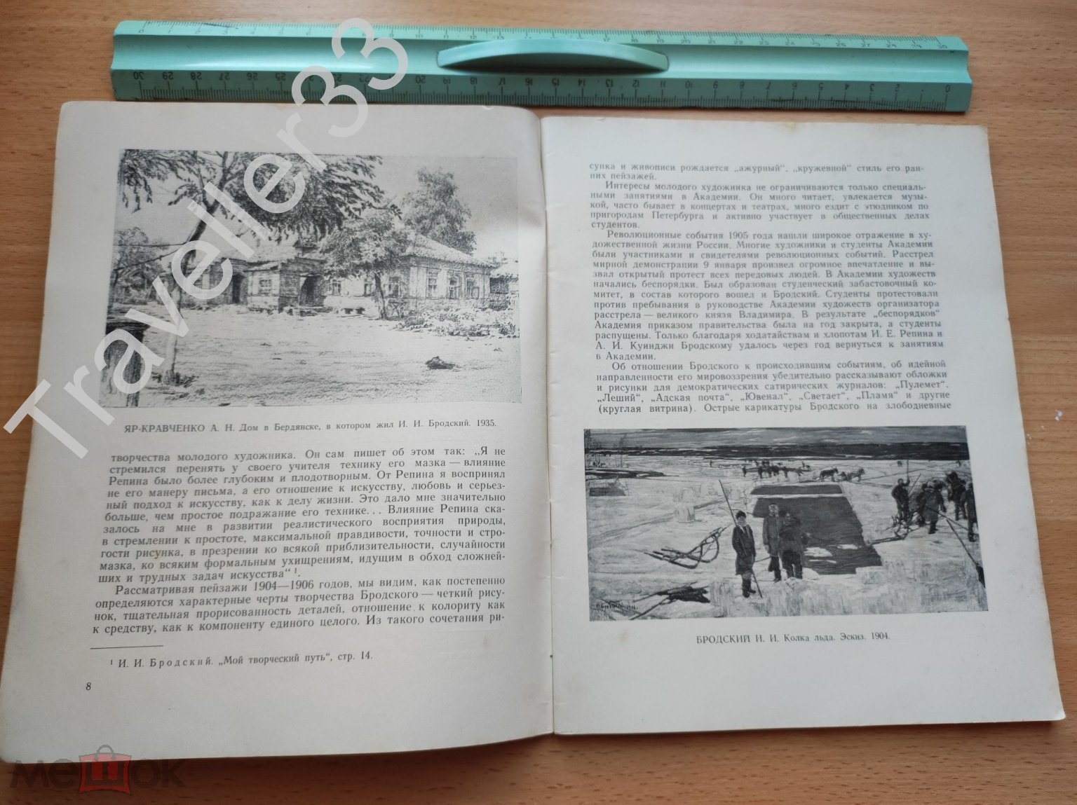 Музей-Квартира И.И. Бродского Путеводитель Бердянск Художник Бродский 1969  г. Живопись СССР