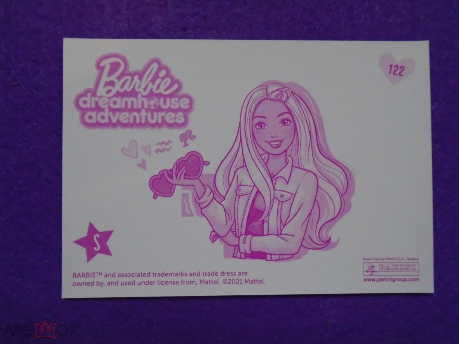 Наклейка Panini Barbie Dreamhouse Adventure Барби Приключения в доме мечты  2021 год. 122