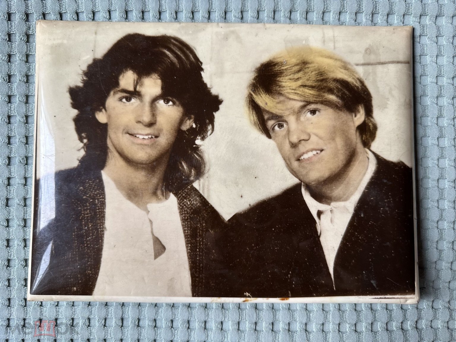 Фото рамка музыкальные исполнители знаменитости группа МОДЕРН ТОКИНГ Modern  Talking Винтаж СССР ММ