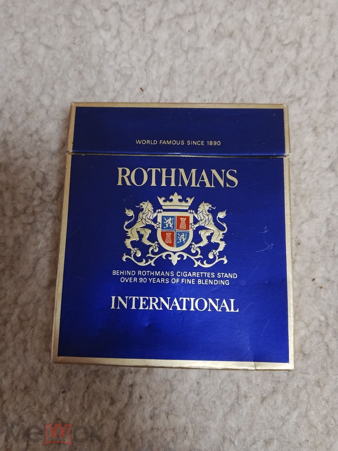 Коллекционная пачка от сигарет ROTHMANS 80-90-х Годов.