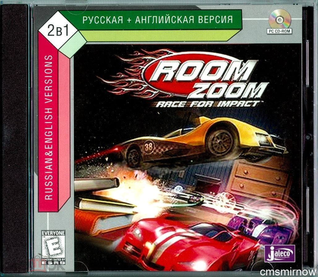 ROOM ZOOM - Race For Impact /Аркада, гонки / 16 машин, 3 уровня 2004 CD Игра  PC