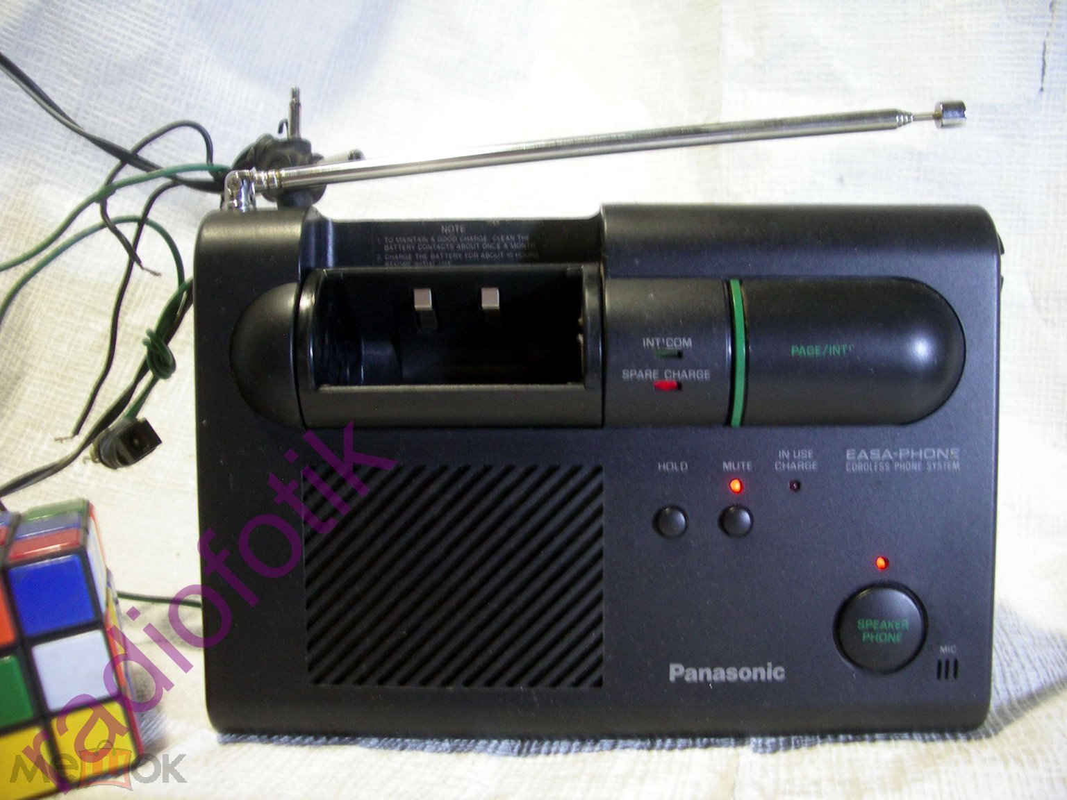 PANASONIC KX-T3000BH EASA-PHONE Made in Japan - база радиотелефон 1990