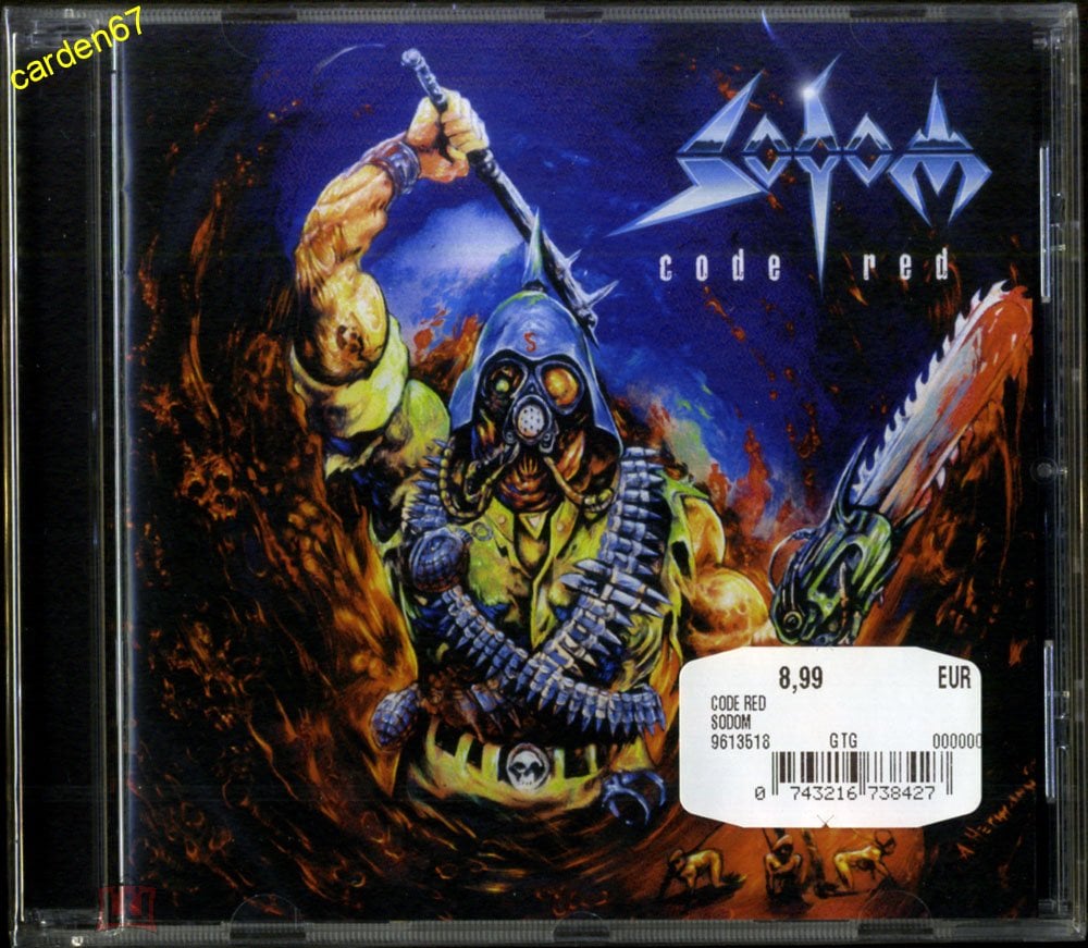 SODOM =CODE RED= 1999 GERMANY BRAND NEW SEALED CD