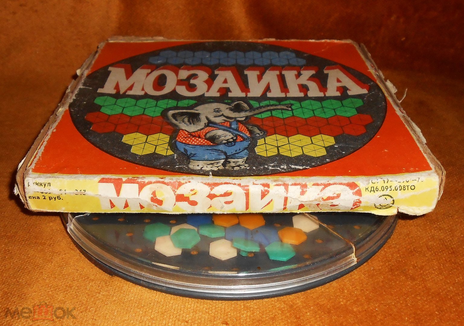 СССР. Настольная игра МОЗАИКА. В родной коробке. Состояние и описание на  фото.