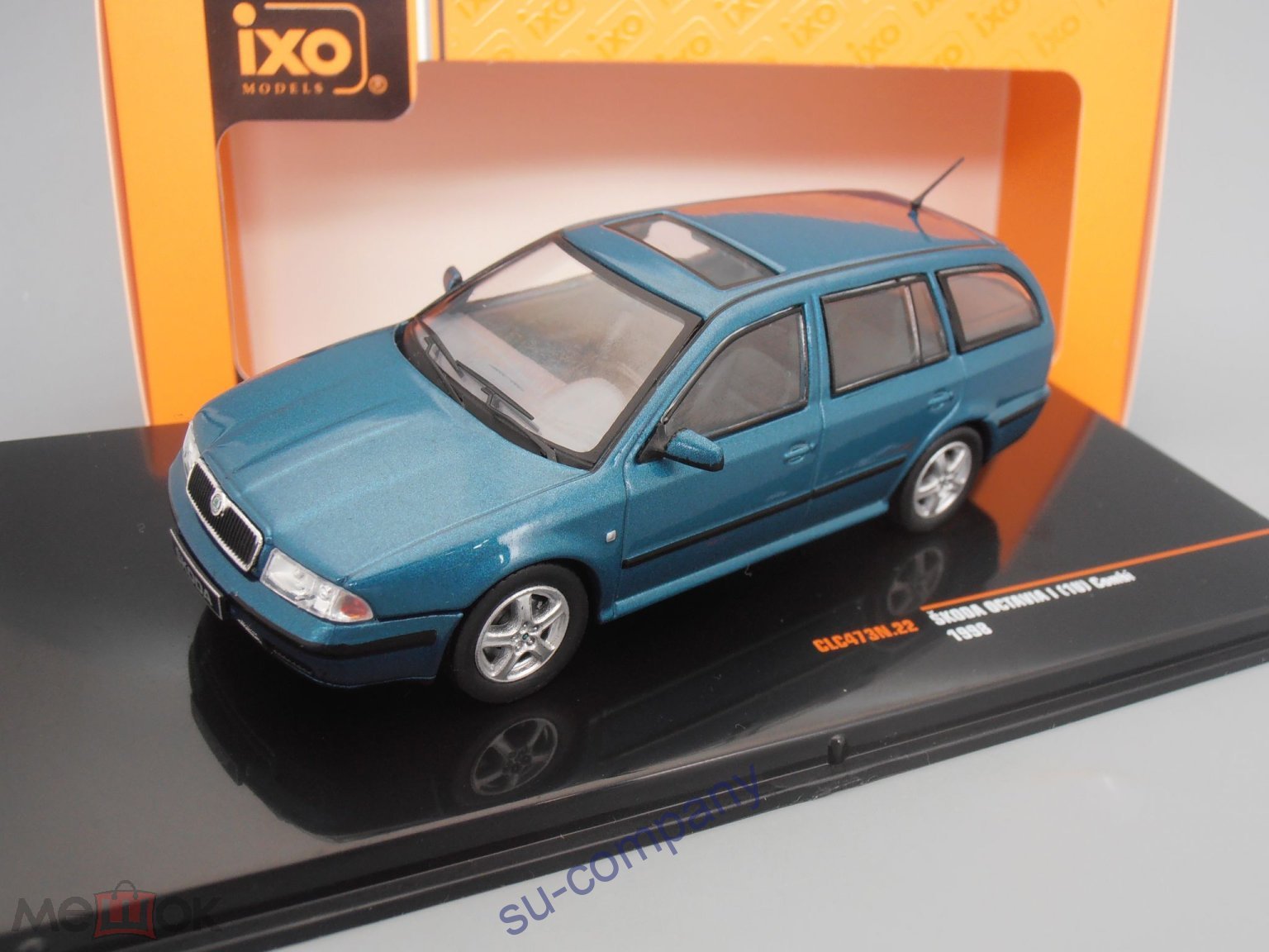 SKODA Octavia I (1U) Combi 1998 Green Metallic 1:43 metal IXO IST Шкода  Октавия Česká Чехия CLC473 (торги завершены #307046142)