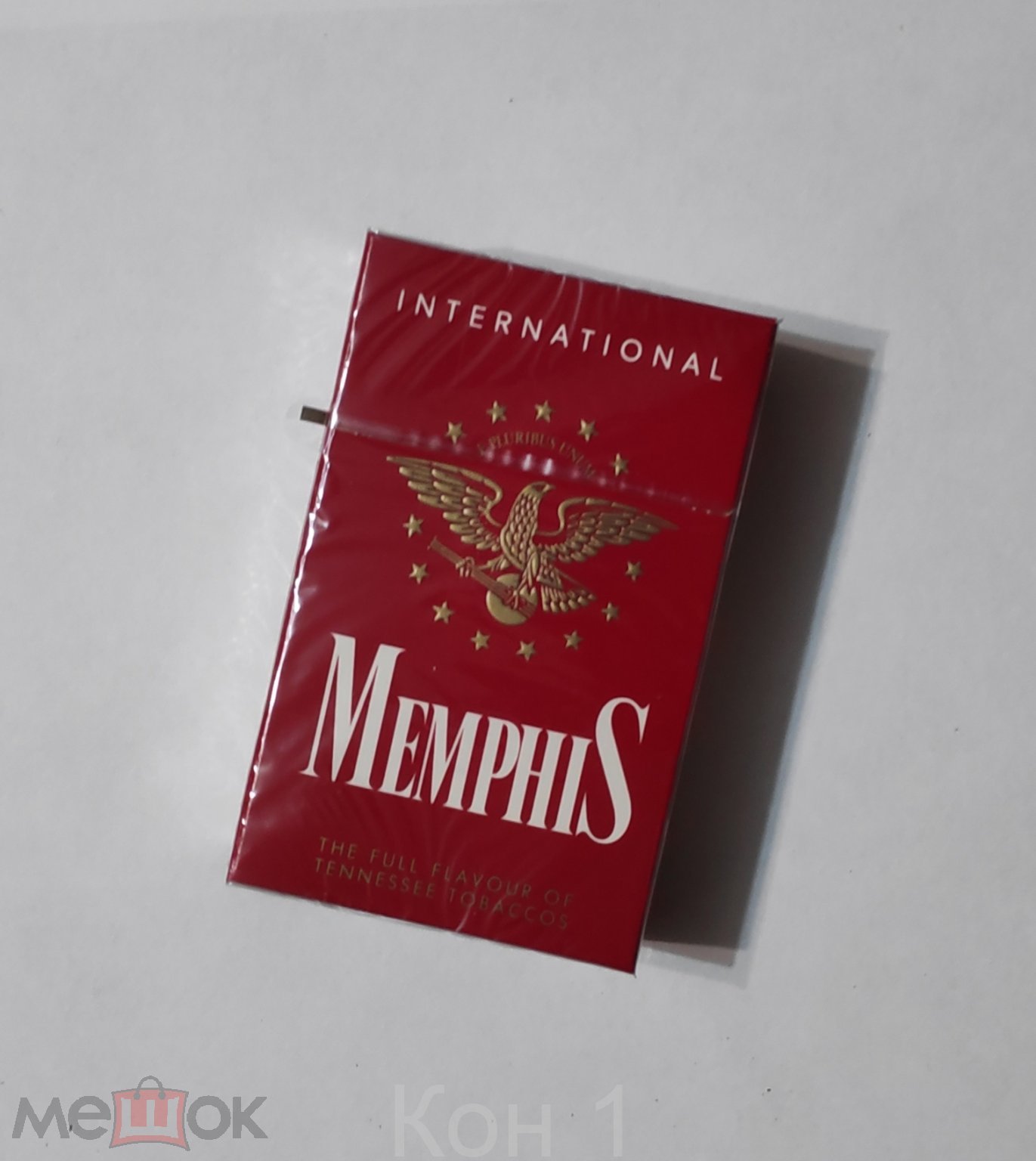 Коллекционая пачка от сигарет Memphis Мемфис США 90х г.Оригинал.Отлич  сохран. Без штрих кода