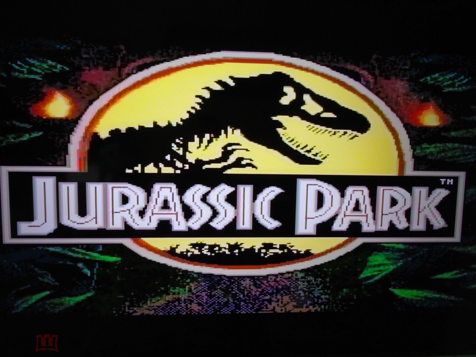 Платка для картриджа Sega Mega Drive 2 16 bit. Jurassic Park Парк Юрского  Периода.