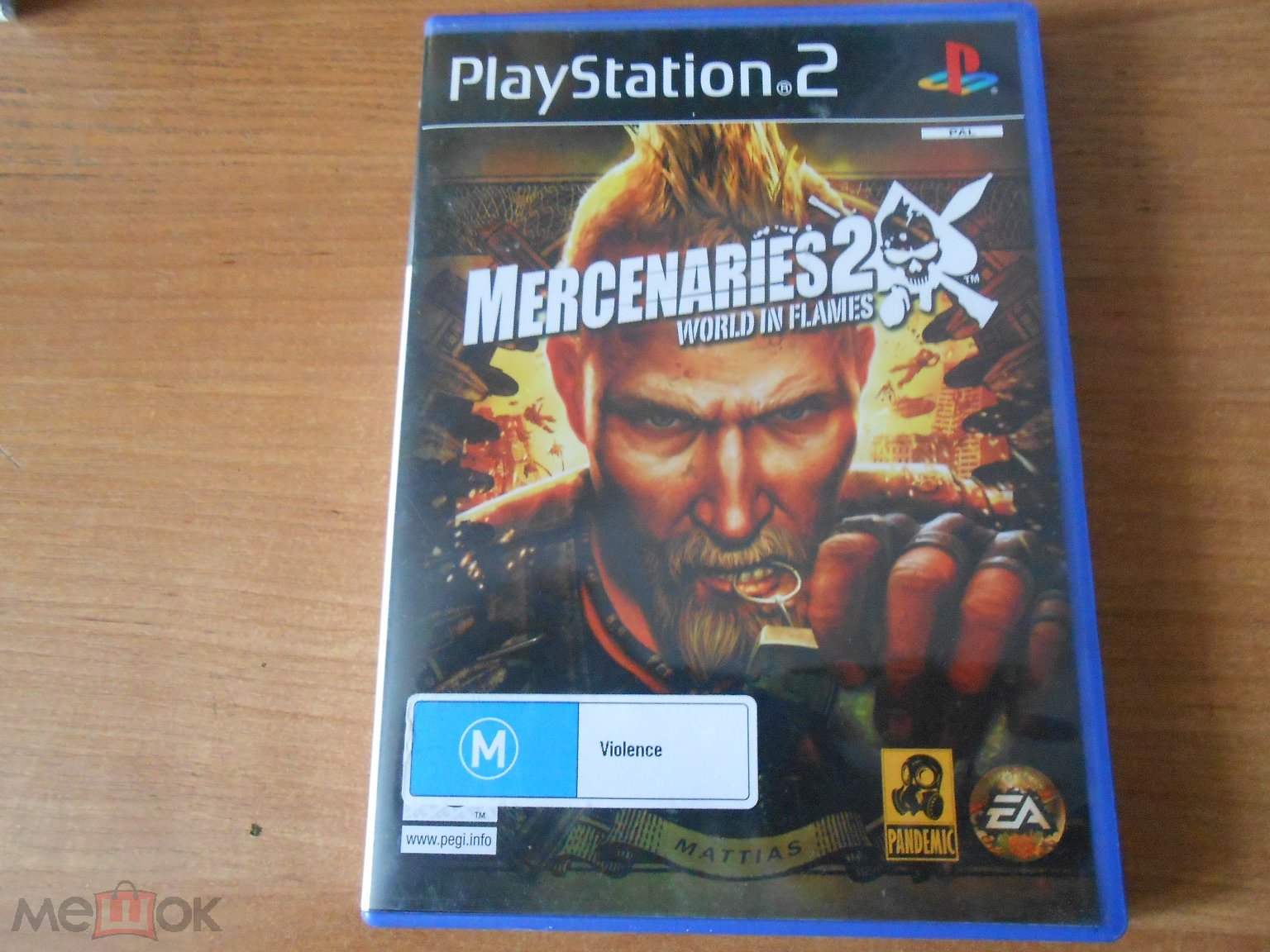 Playstation 2 - Pal - Mercenaries 2 World In Flames - Лицензия