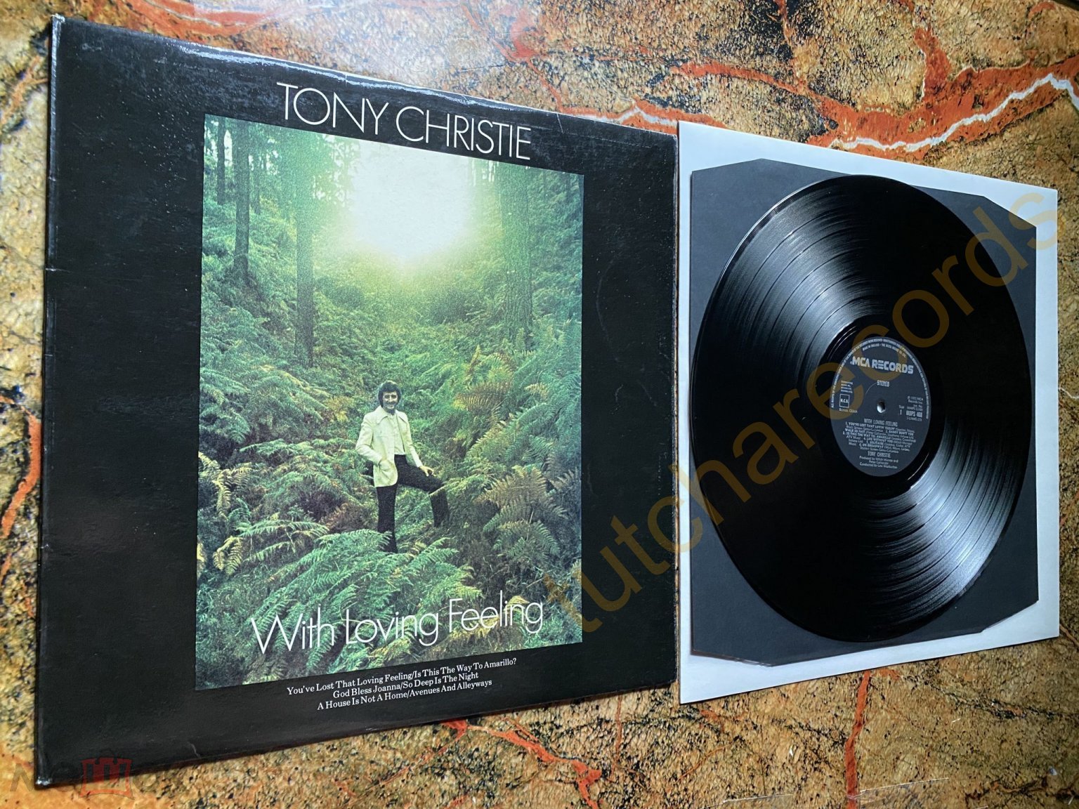 Tony Christie – With Loving Feeling - LP - MCA Records Orig UK 1972 MINT-  от 1 р (торги завершены #308338569)