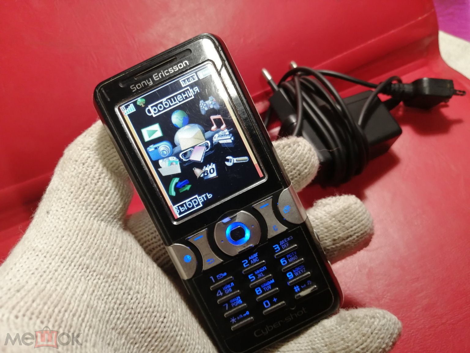 Телефон Sony Ericsson K550i Рабочий с зарядкой ретро телефон Сони Эриксон  к550