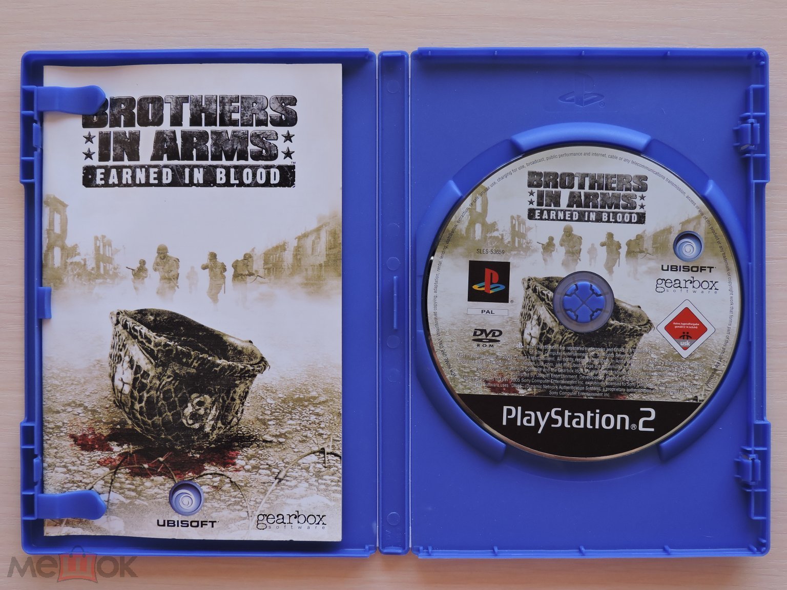 Brothers in Arms: Earned in Blood / Игра для PS2 Sony PlayStation 2 /  Лицензия