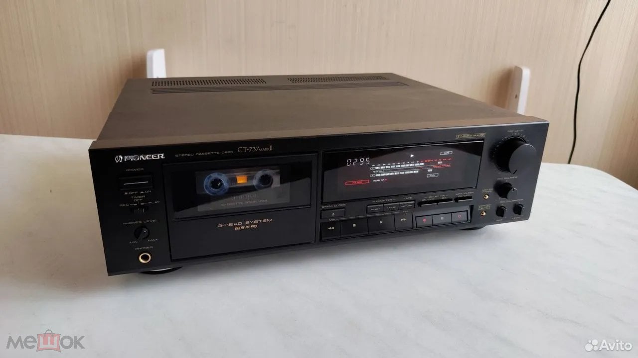 Pioneer CT 737 Mk2 кассетная дека, 220 В (торги завершены #312052824)