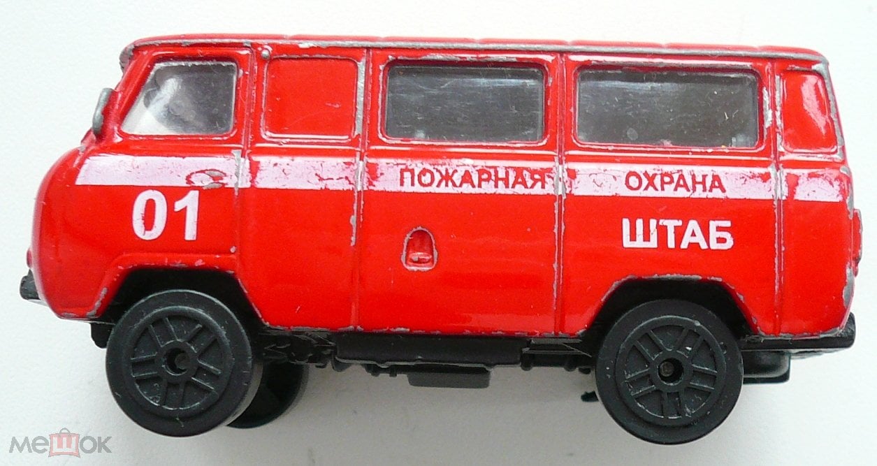 Авто модель УАЗ 39625, Штаб, пожарная охрана. Autogrand машинка масштаб 1:43