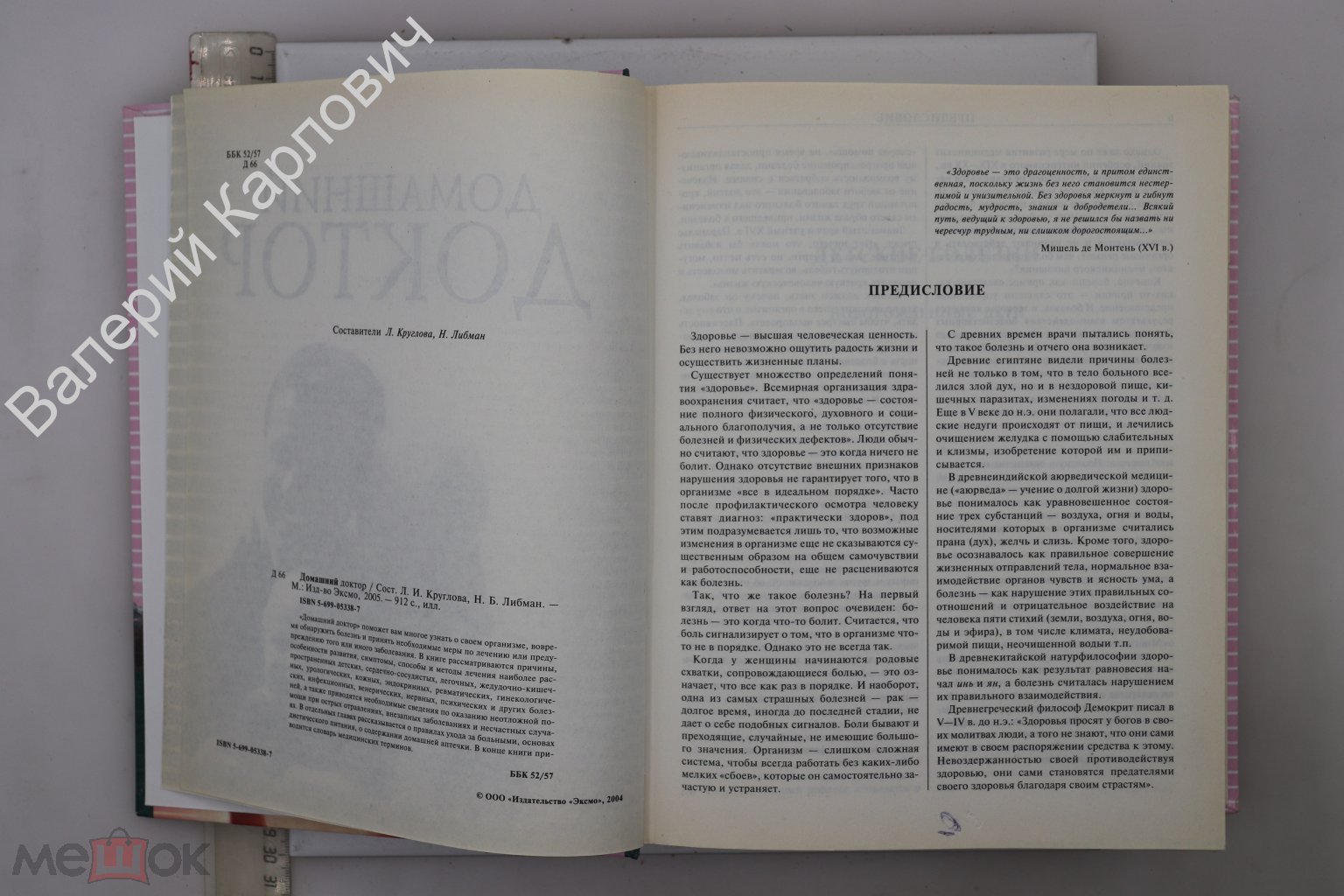 Круглова Л. И. Домашний доктор. М. Эксмо. 2005 г (Б30123)