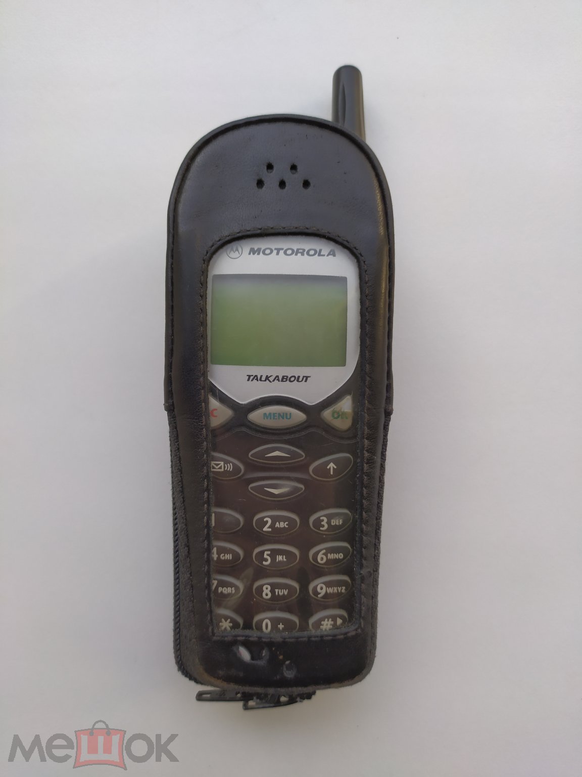 Винтажный телефон Motorola Talkabout T2288 Made in UK с чехлом 1990е