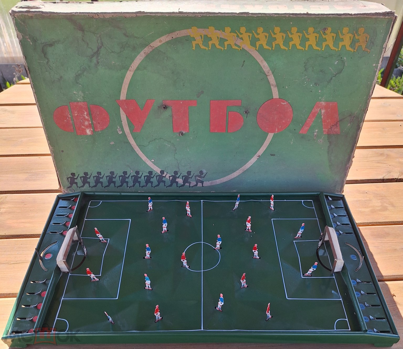 Настольная игра Футбол СССР 1964г. ГОСМЕТР