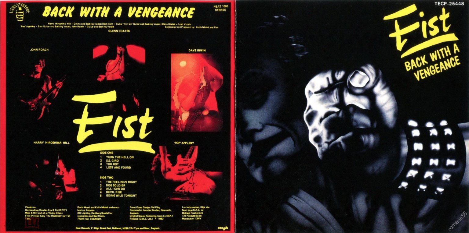 Fist-1980/1982-Turn The Hell On/Back With A Vengeance 2 CD (торги завершены  #53858356)