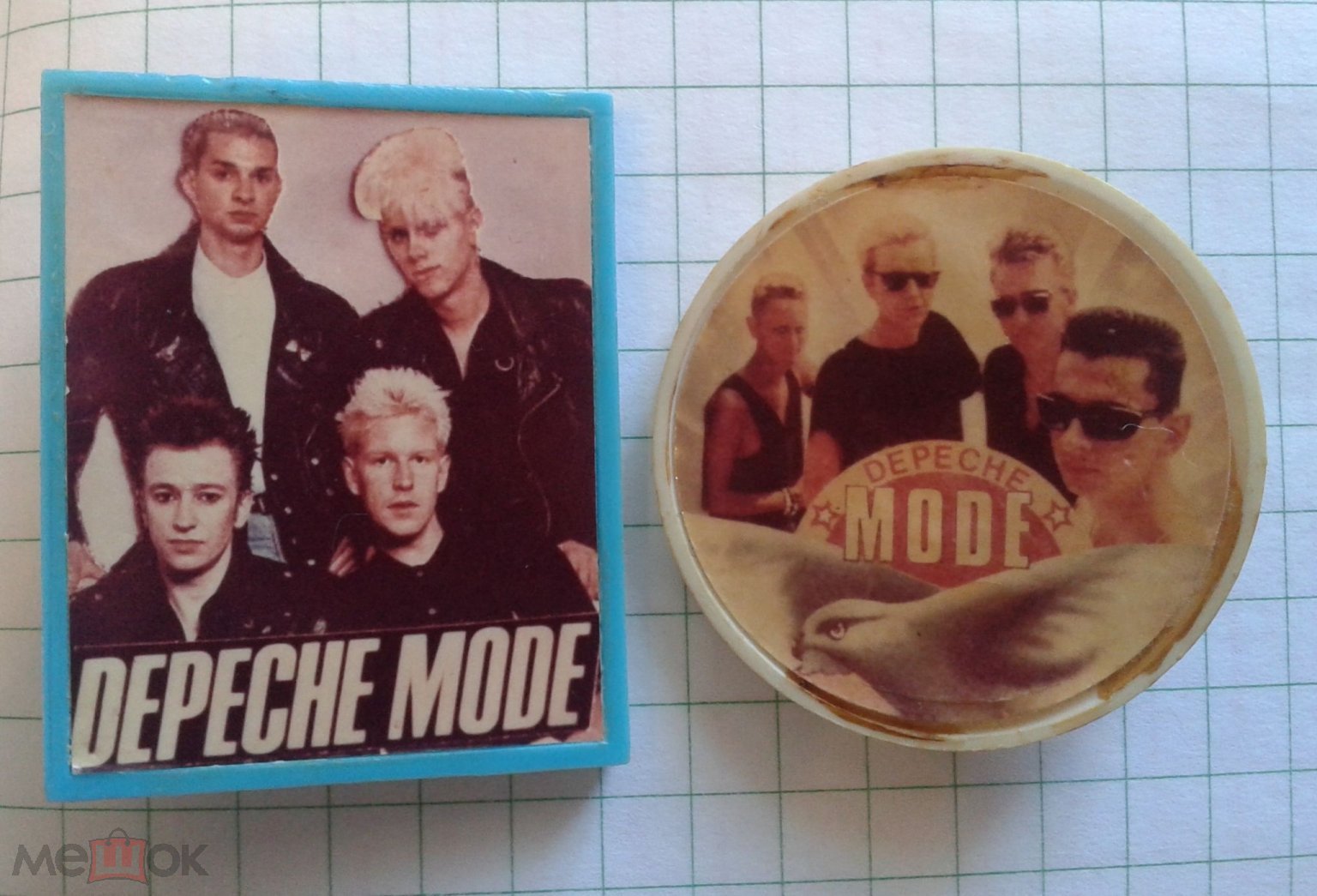 Depeche Mode Значок, 2 разных старых значка.