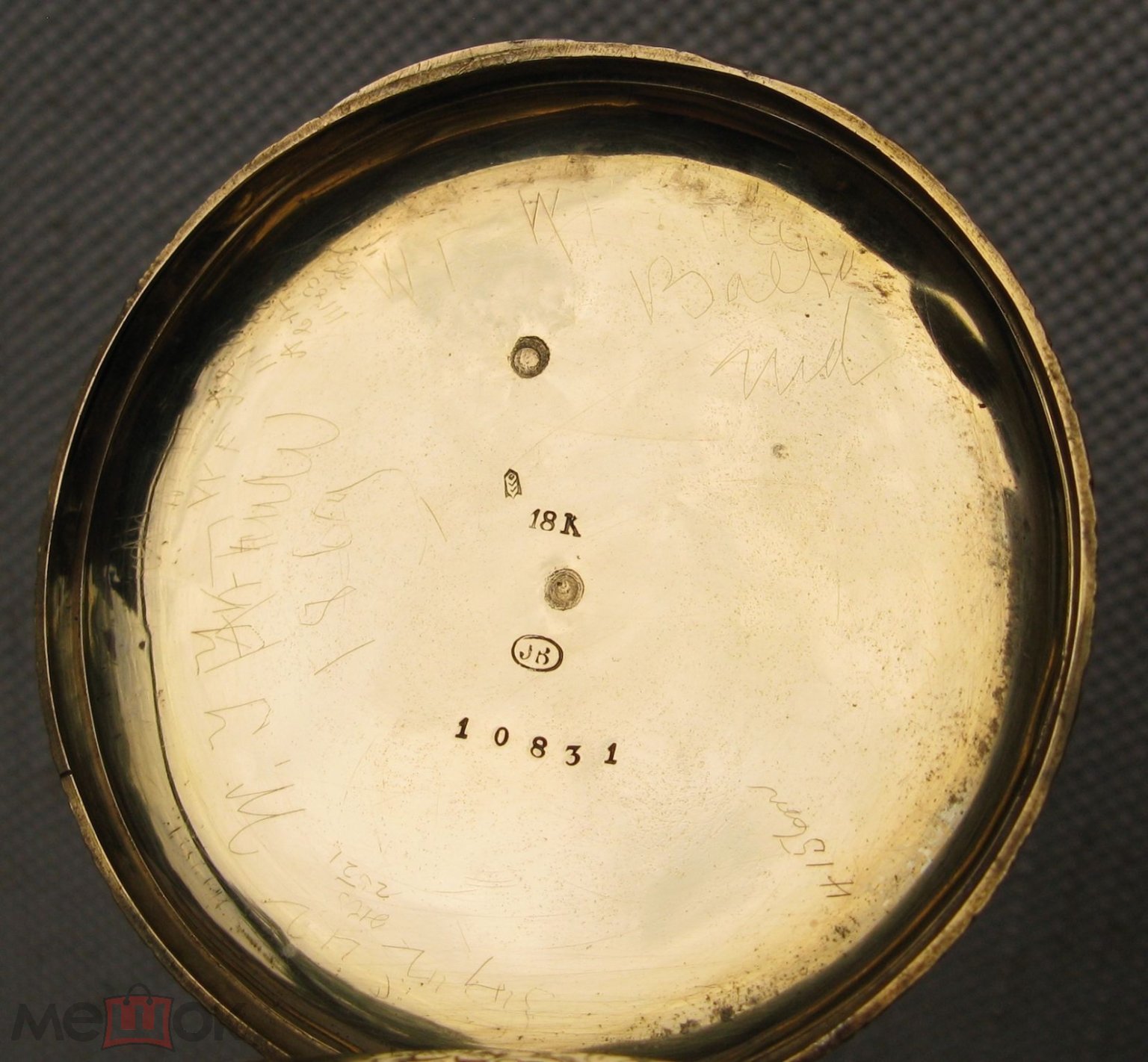 Карманные часы, French Morris & Co. , Англия, Лондон, Золото 750 проба, 46мм, 64.9 грамма. 1830-40е